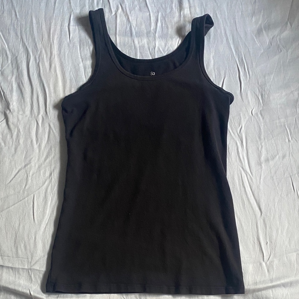 SO Women's Black Tank Top